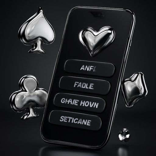 bet game মোবাইল স্ক্রিনে ক্যাসিনো মেনু